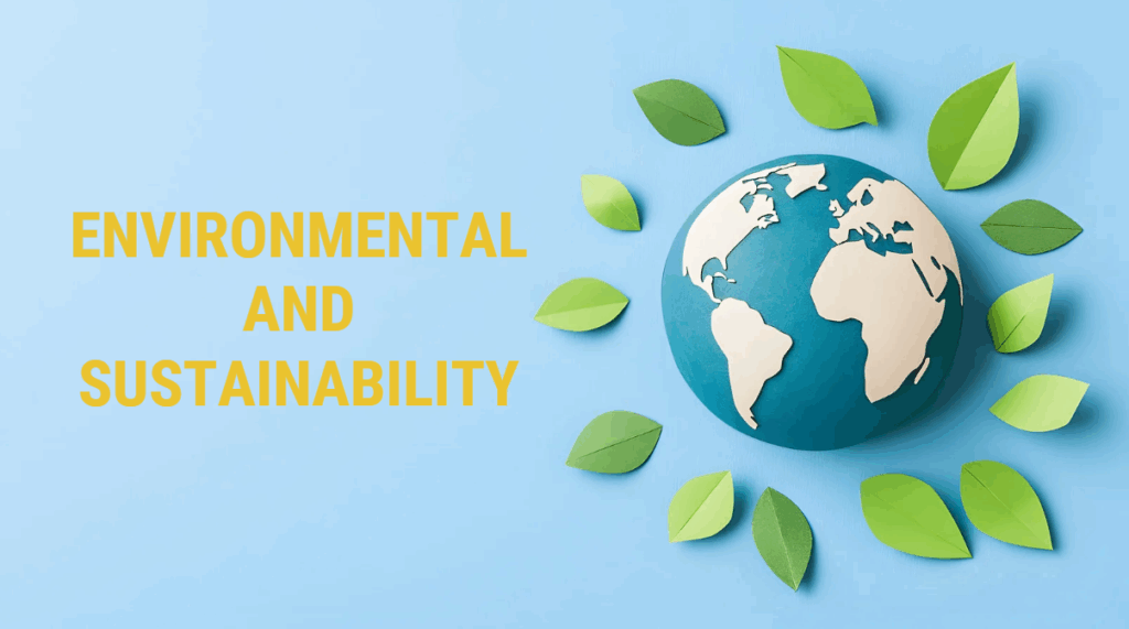 environmental and sustainability