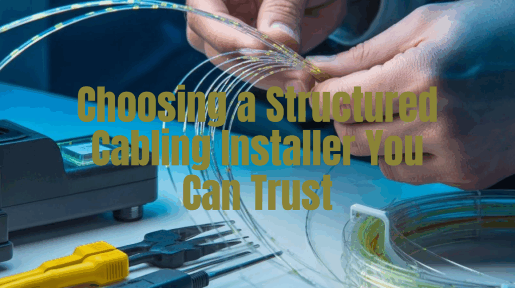 choosing a structured cabling installer you can trust
