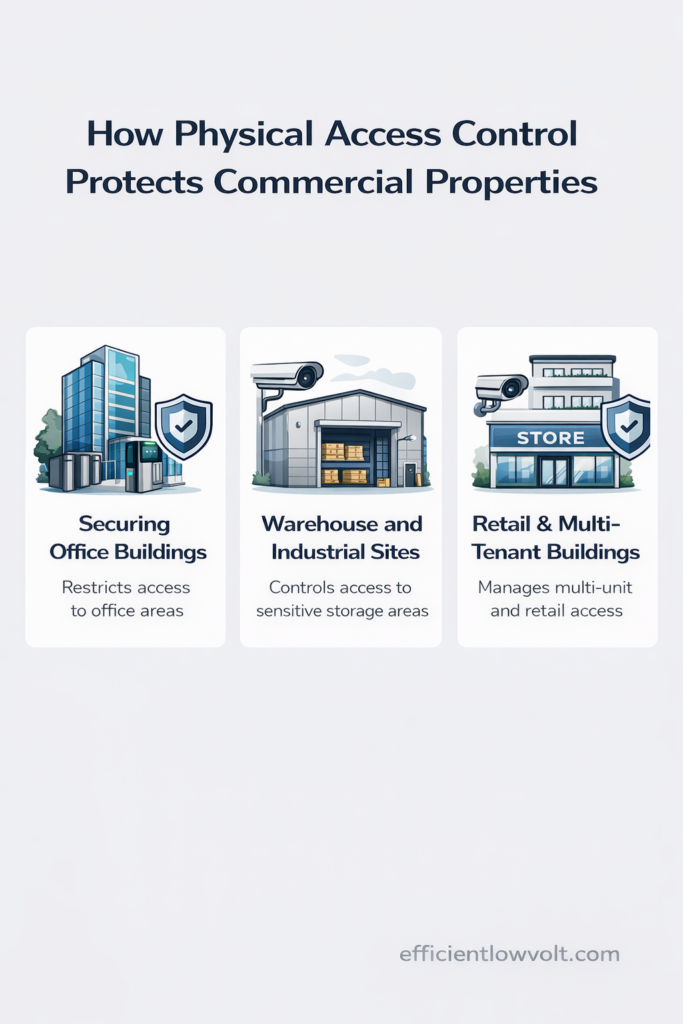 how physical access control protects commercial properties