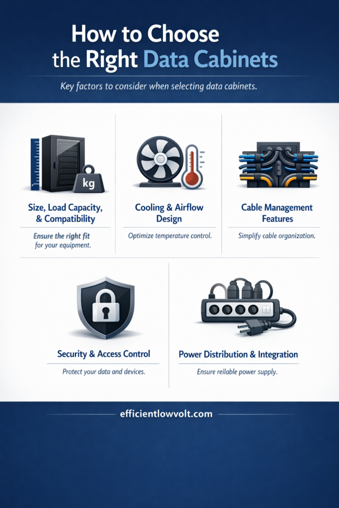 how to choose the right data cabinets