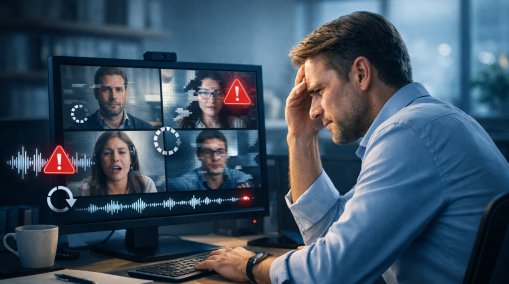 network drops during video conferences