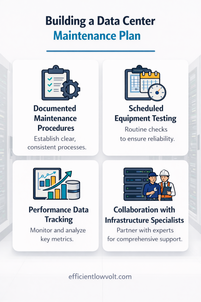 building a data center maintenance plan