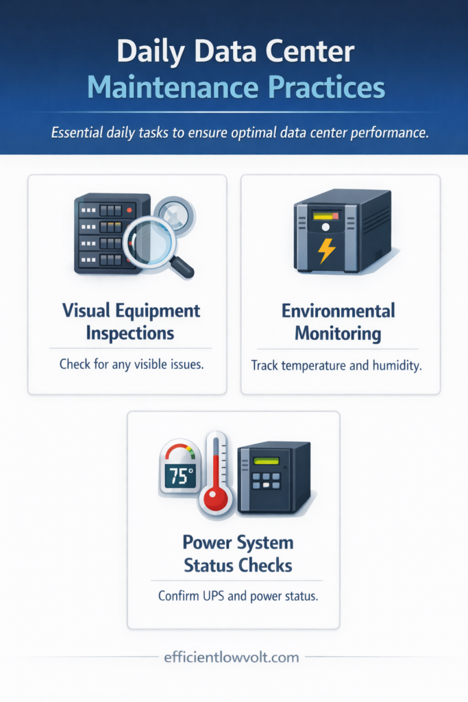 daily data center maintenance practices