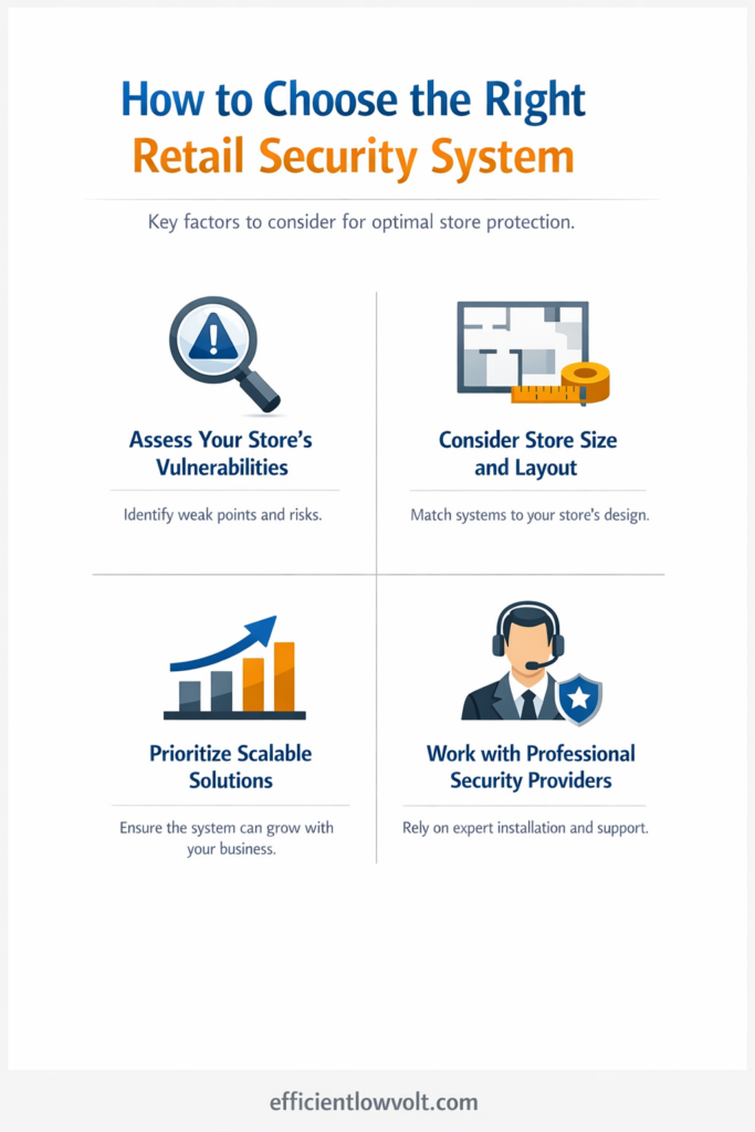 how to choose the right retail security system