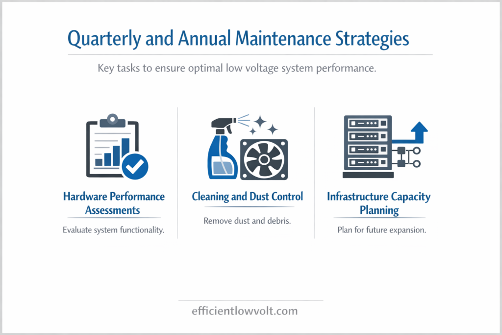 quarterly and annual maintenance strategies