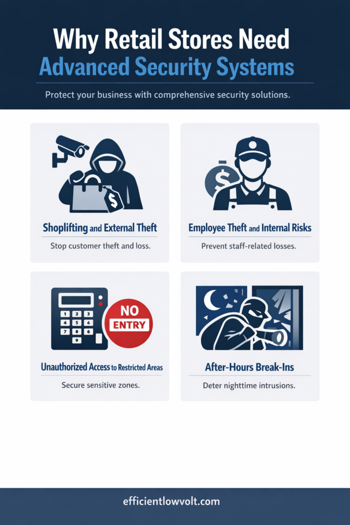 why retail stores need advanced security systems