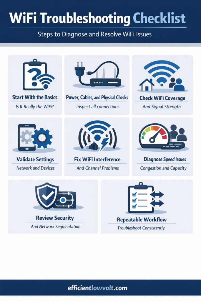 wifi troubleshooting checklist step by step guide