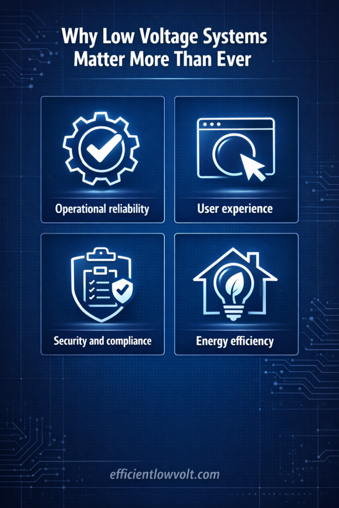 why low voltage systems matter more than ever