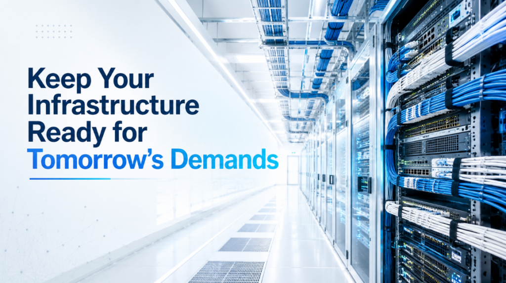 keep your infrastructure ready for tomorrow’s demands
