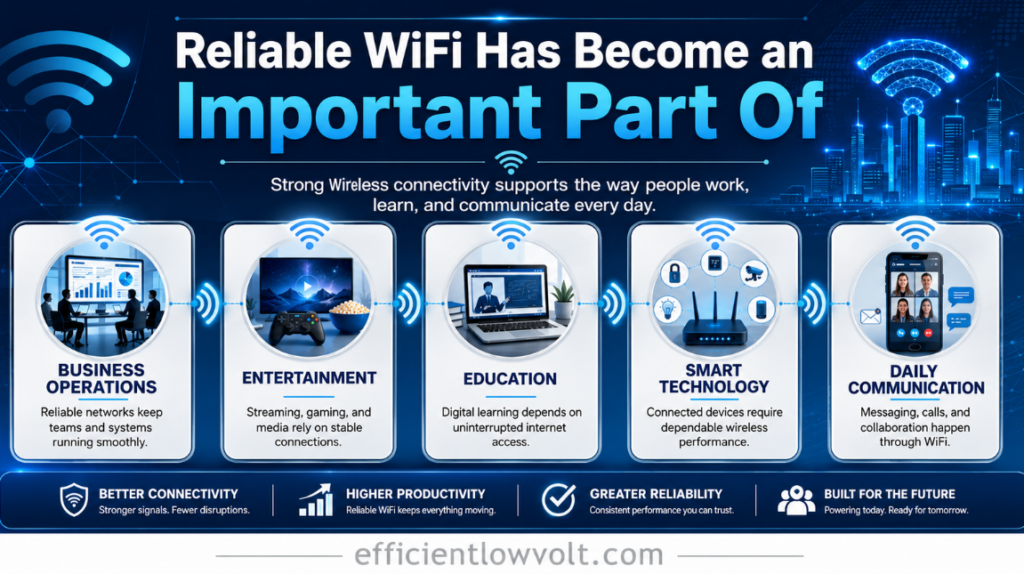 reliable wifi has become an important part of