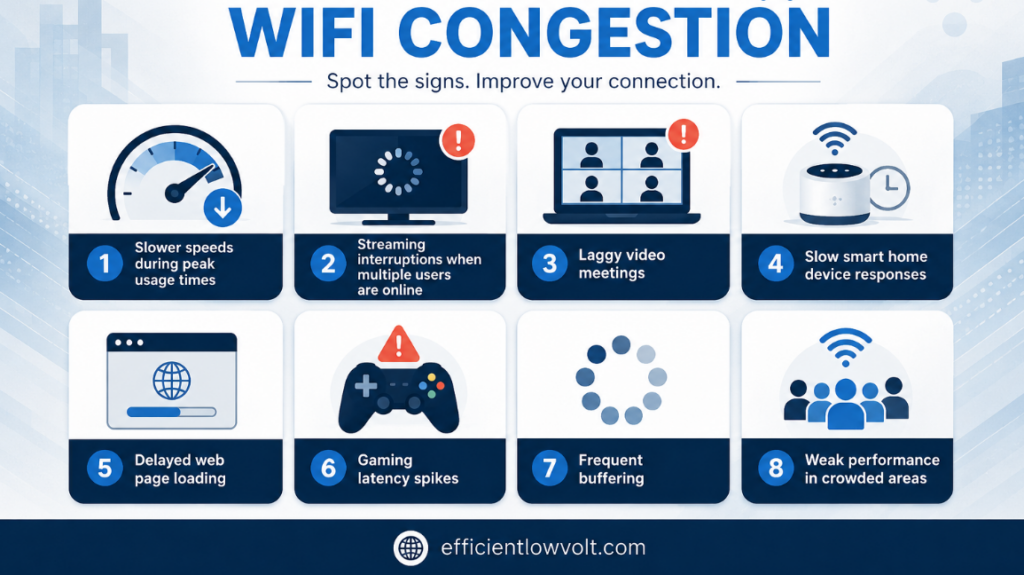 signs your network may be experiencing wifi congestion