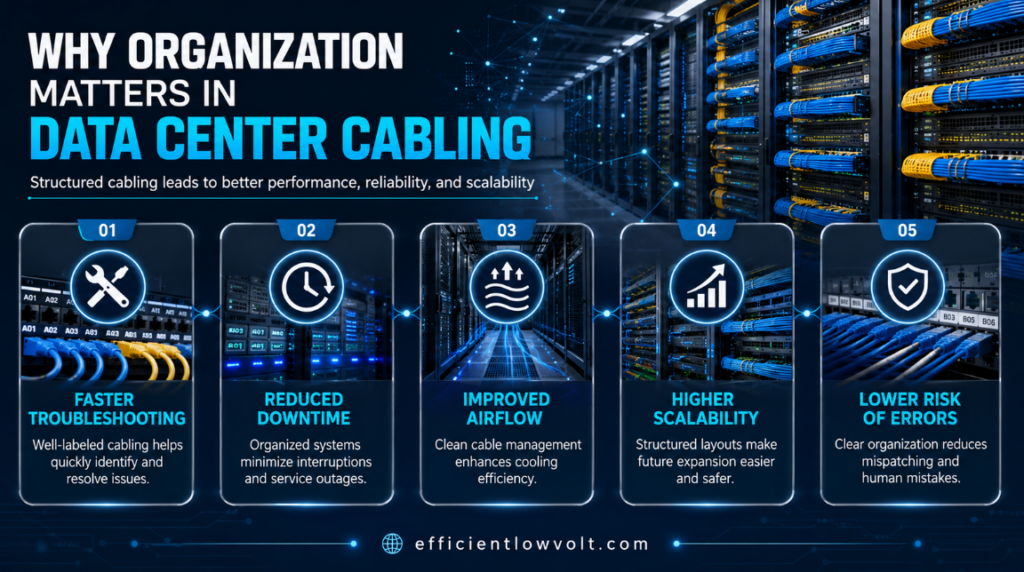why organization matters in data center cabling