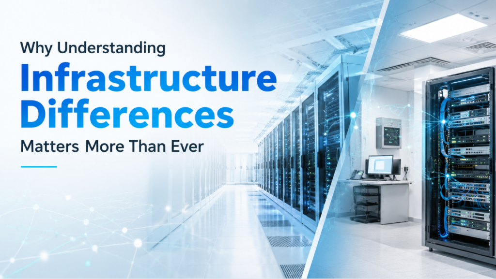 why understanding infrastructure differences matters more than ever