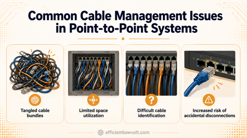 common cable management issues in point-to-point systems
