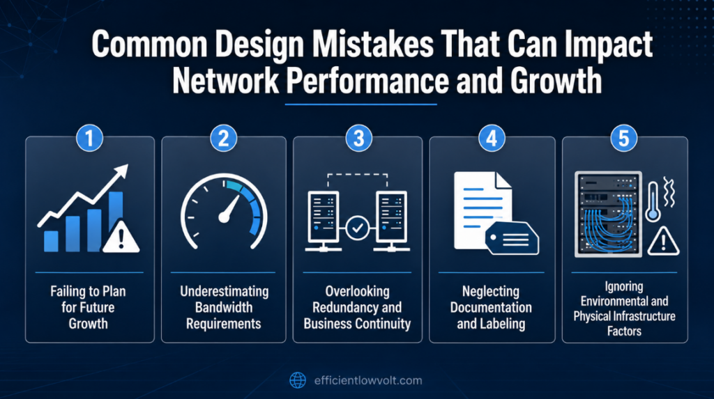 design mistakes that can impact network performance and growth
