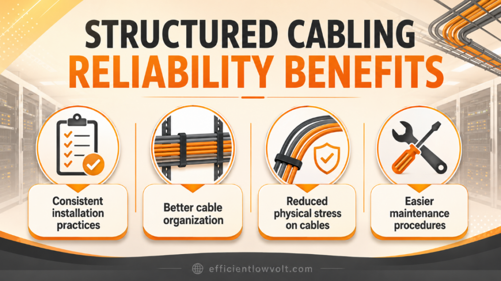 structured cabling reliability benefits