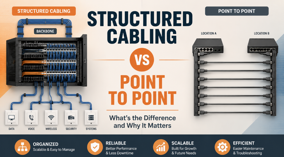 structured cabling vs point to point