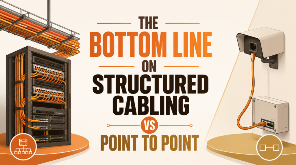 the bottom line on structured cabling vs point to point